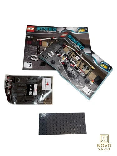 LEGO SPEED CHAMPIONS: Mclaren Mercedes Pit Stop (75911) Open Box