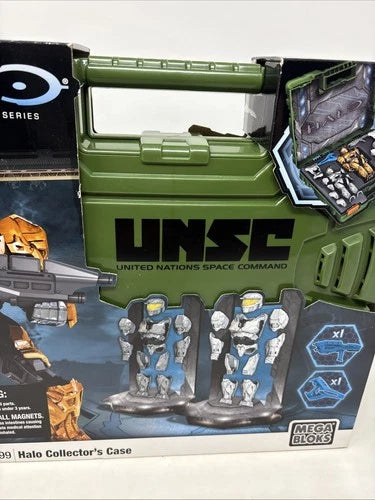 Halo Collector's Case 29699 Mega Bloks Brand New Sealed Set Spartan Armor Toy
