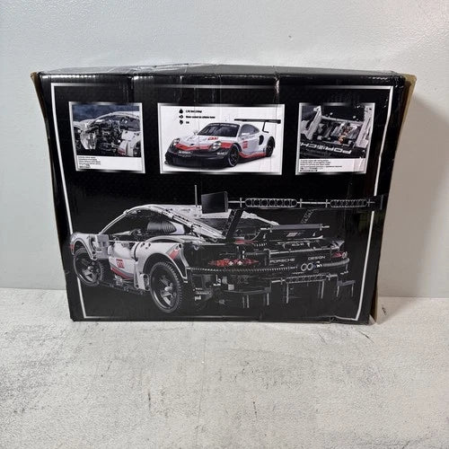 Unbranded Porsche 911 Race Car Model Building Blocks Kit Set 1631 PCS -Ages 14+