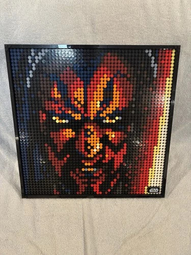 LEGO Art: Star Wars the Sith (31200) Darth Maul Art Only. Great Condition!
