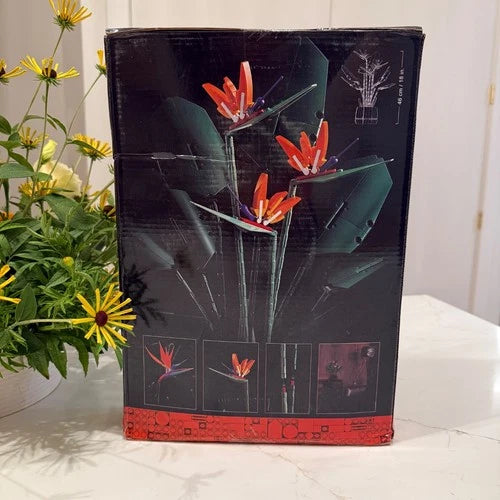 Bird of Paradise Flower Brick Building Set l 1173 Pcs l Generic Brand Home Decor