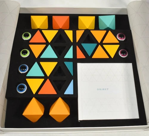 Trido Honey Magnetic Art 3D Building Shapes Large Incomplete Set 31-Piece & Book
