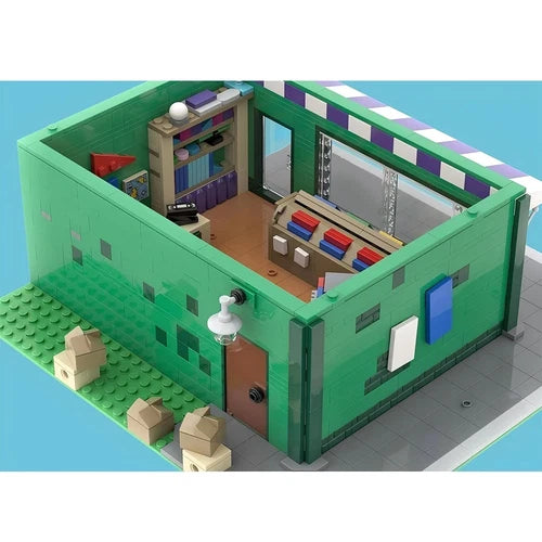 New Simpsons Android's Dungeon Baseball Card Shop Building Blocks Set Unbranded