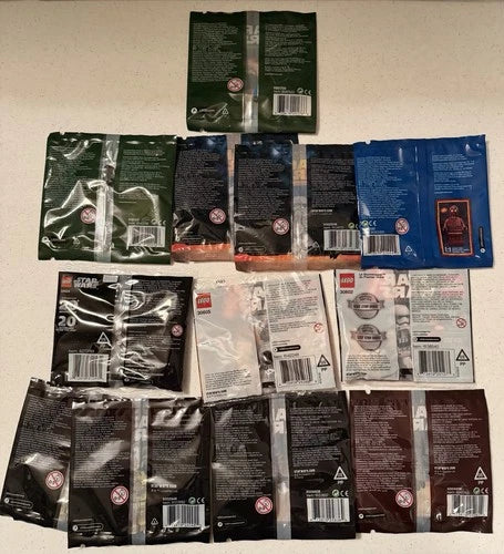 LEGO Star Wars Polybag Promotional Minifigures - Lot Of 12 Sealed Polybags
