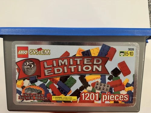 LEGO System Limited Edition Set 3026 Bucket/Tub 1201 Pieces Age 5-10