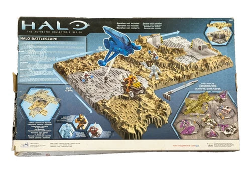 Mega Bloks 96837 HALO BATTLESCAPE Set w 4 Figures NIB 2010 SEALED!