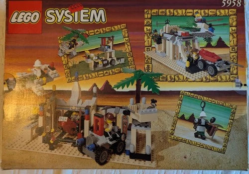 MEOW Set #5958 Mummy's Tomb W/ Box (Incomplete).