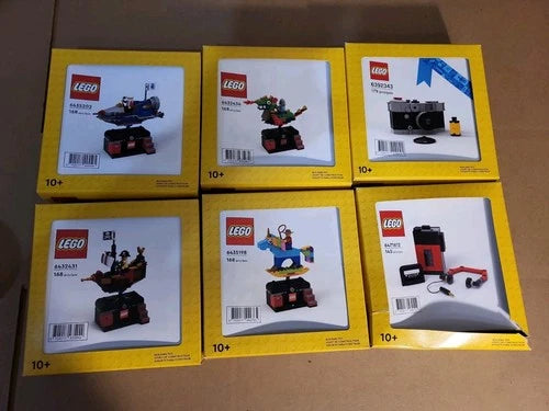 LEGO Limited VIP Promotional Lot Of 6 6432431 6432434 6435202 6435198 6392343