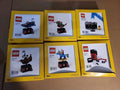 LEGO Limited VIP Promotional Lot Of 6 6432431 6432434 6435202 6435198 6392343