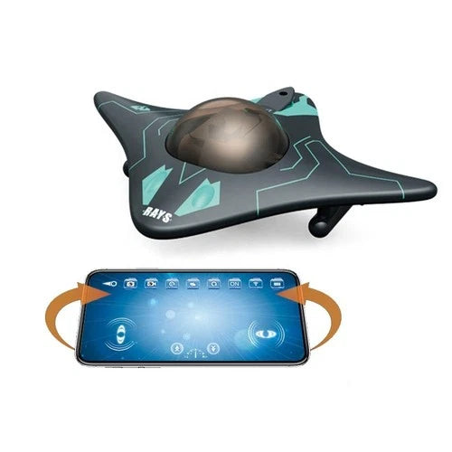 Mini RC Boat 6CH Waterproof WiFi Remote Control Camera Boat for Pools & Lakes...