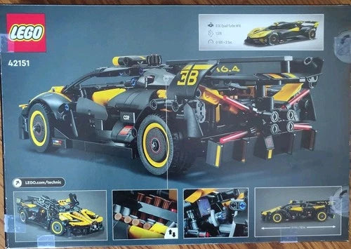 LEGO Technic Bugatti Bolide 42151 Pull Back Set 905pcs Age 9+