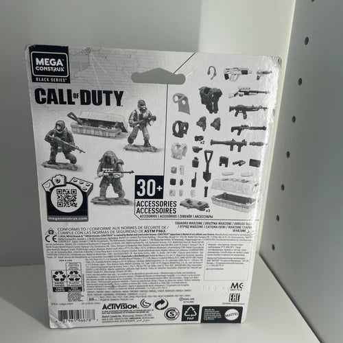 Mega Construx Call of Duty Warzone Squad 30+ Accessories 88 Pieces Building Kit