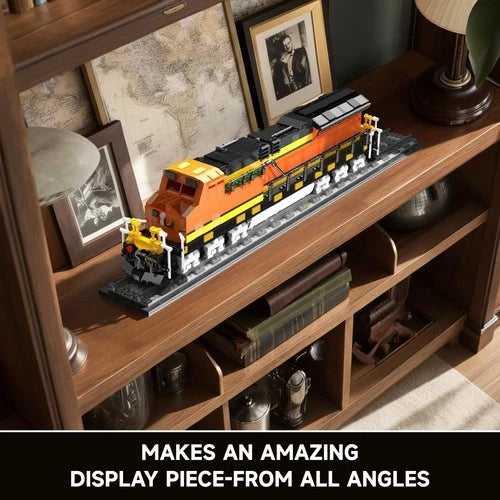 Northern Locomotive Train Building Set with Base, Classic Steam Train Model T...