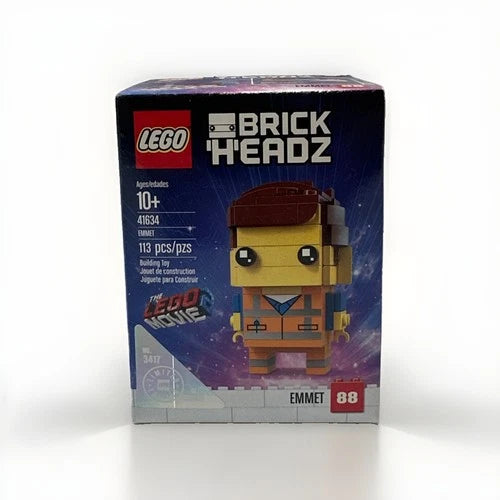 BNIB Sealed Retired Limited Edition LEGO BRICKHEADZ: Emmet (41634)