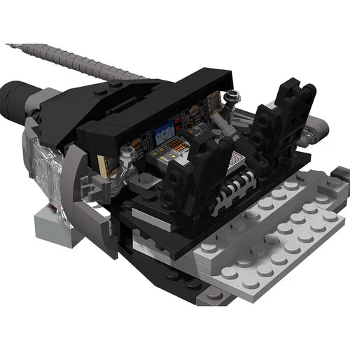 MOC-96093 Iconic Helicopter: Uh-60l DAP Combat Version Building Toys 1547 Pieces