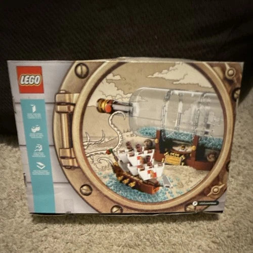 MEOW Ideas Ship in a Bottle 21313 Limited Edition Complete Set 962 pcs Box