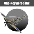US Spitfire WarBird 2.4G 4CH RC Airplane Fighter 6Axis Gyro Aerobatic RTF Glider