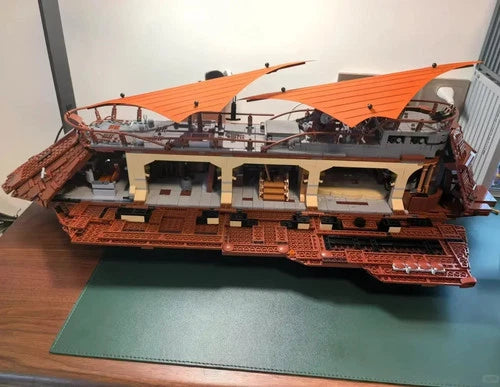 NEW UCS Jabba's Sail Barge Building Block Set Generic ALL 11 Minifigure 3943 PCS