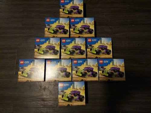 Lot of 11 Lego Set # 60485 City Hot Rod (NewInBox)