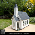 1:48 Scale Building Kit "Church / Schoolhouse" - Pacific Northwest Miniatures