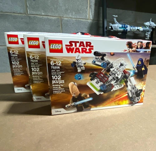 LEGO Star Wars: Jedi and Clone Troopers Battle Pack (75206) 102pcs