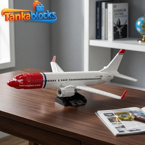MOC-65055 Boeing 737-800 passenger aircraft Building Blocks Toys Set