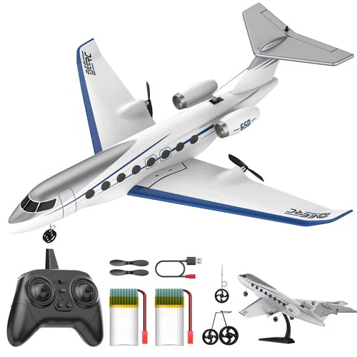 DEERC Z67 RC Airplane 3CH Jet Plane 6-Axis Gyro RTF EPP Foam 2 Batteries