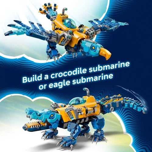 LEGO DREAMZzz Crocodile Submarine Building Toy for Boys & Girls - Pretend Pla...