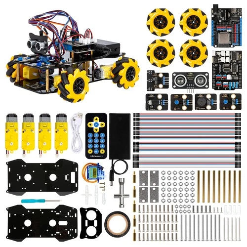 Smart Robot Car Kit Compatible with Arduino, Robotics for Kids Ages 8-12 12-1...