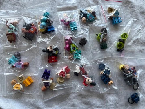 New FULL set 16 LEGO Disney Main St. Minifigures, Dapper Dans,+EXTRA PARTS!
