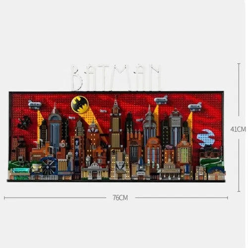 NEW Batman The Animated Series MOC76271 PCS 4210 Gotham City Building Blocks set