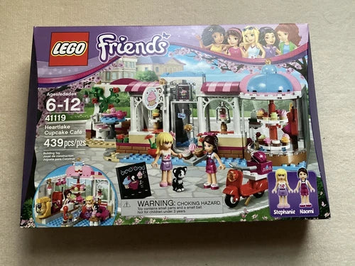 LEGO 41119 Friends Heartlake Cupcake Cafe- Stephanie, Naomi & Cat Sealed NIB