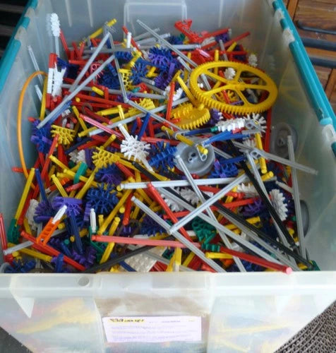 34 pounds, K'NEX, Mixed lot, Kids, MANUALS, Building Blocks, colors, connectors