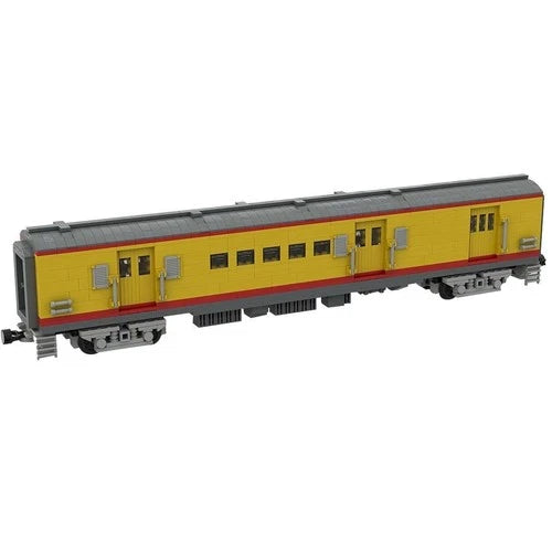 MOC Train without Interior Building Blocks Toy Kits 1143+ Pieces