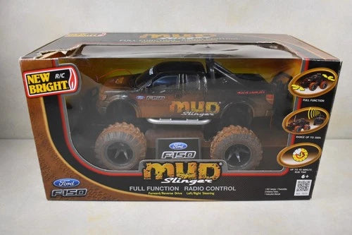New Bright FORD F-150 Mud Slinger RC Truck 9.6V Open Box NEW