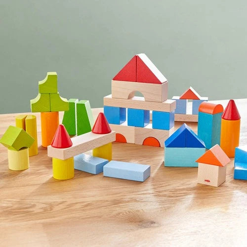 Colored Building Blocks Small Set 46 Pc (HABA)