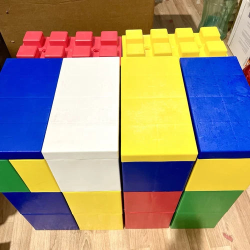 Everblocks Building System Multi Color Set Various Sizes STEM Interlocking Block