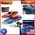 FLYING STAR 2 Pack 13 Inch Remote Control Boat Kids, 2 Batteries, 2.4Ghz RC