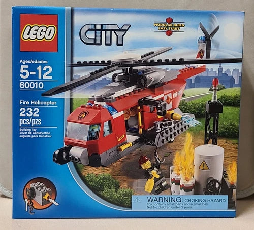 LEGO CITY: Fire Helicopter -#60010- New /Factory Sealed - Retired