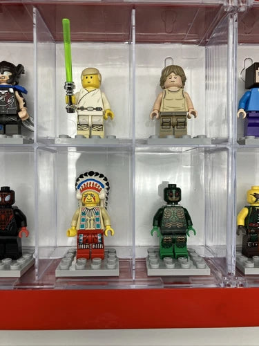 Lego Mini Figures Variety Lot of 16 With Some Accessories AND Lego Plastic Case