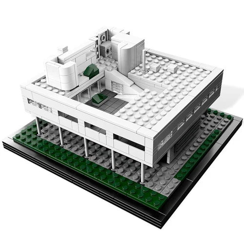 White Villa Architecture Building Toys Set 659 Pieces for Collection Build New