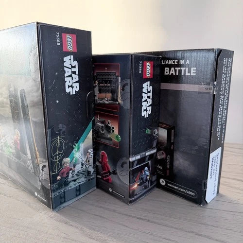 MEOW Star Wars 5-Set Bundle: 75385, 75386 + Walmart Exclusive 66804 Gift Set NEW