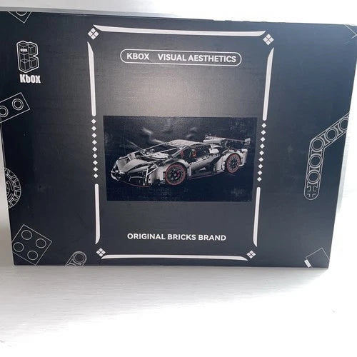 1:8 Technic Supercar 3358PCS Building Blocks Lamborghini Style Model Kit KBOX 10