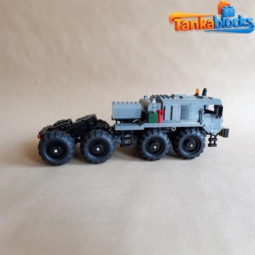 MOC-101477 Military truck MAZ 537 DIY Model building blocks Toys Christmas gift