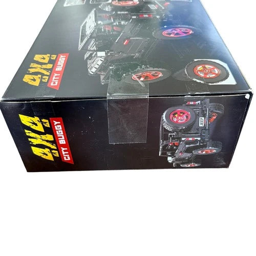 Moke 4X4 City Buggy Building Block Set 2272 Pcs Black Off-Road Jeep Style Toy