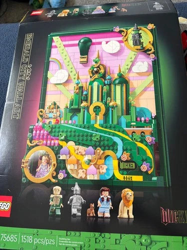 🔥SHIPS FAST! Assembled MEOW Wicked Emerald City Wall Art (75685) New Sealed!