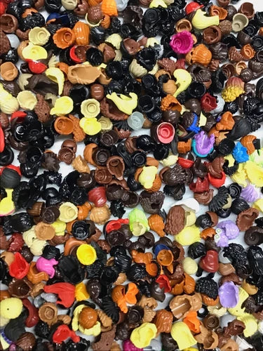 LEGO Build-Your-Own 50 Minifigs! 50 of: Heads Torsos legs + 25 of : Hat hair
