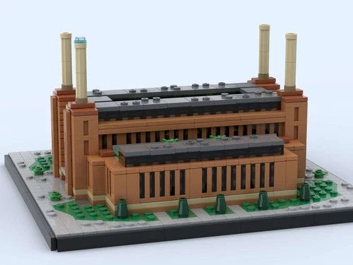 MOC-208144 - Battersea Power Station building blocks Toys Christmas gift