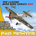 USA 2.4Ghz Volantex P-40 Fighter RC Airplane - 4CH 6-Axis Gyro RTF Aerobatic Toy