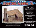 CD-144 Russian Hut, 1/35 scale complete resin building